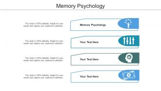 Memory psychology ppt powerpoint presentation infographic template cpb