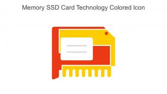 Memory SSD Card Technology Colored Icon In Powerpoint Pptx Png And Editable Eps Format