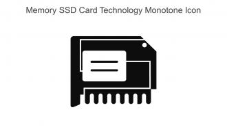 Memory SSD Card Technology Monotone Icon In Powerpoint Pptx Png And Editable Eps Format