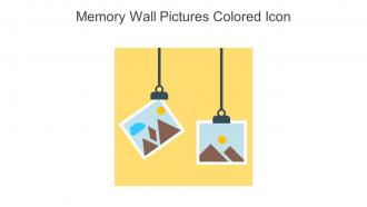 Memory Wall Pictures Colored Icon In Powerpoint Pptx Png And Editable Eps Format