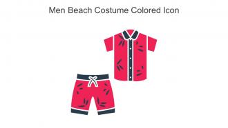 Men Beach Costume Colored Icon In Powerpoint Pptx Png And Editable Eps Format
