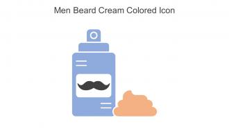 Men Beard Cream Colored Icon In Powerpoint Pptx Png And Editable Eps Format