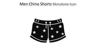 Men Chino Shorts Monotone Icon In Powerpoint Pptx Png And Editable Eps Format
