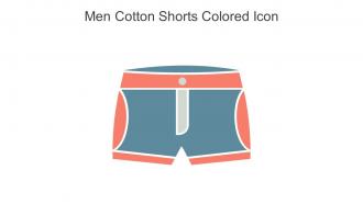 Men Cotton Shorts Colored Icon In Powerpoint Pptx Png And Editable Eps Format