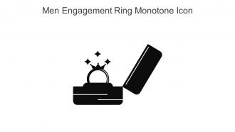 Men Engagement Ring Monotone Icon In Powerpoint Pptx Png And Editable Eps Format