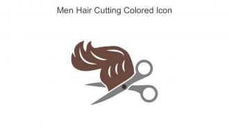 Men Hair Cutting Colored Icon In Powerpoint Pptx Png And Editable Eps Format