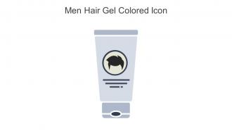 Men Hair Gel Colored Icon In Powerpoint Pptx Png And Editable Eps Format