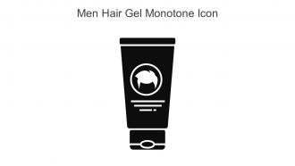 Men Hair Gel Monotone Icon In Powerpoint Pptx Png And Editable Eps Format