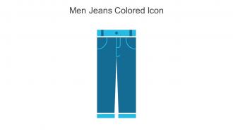 Men Jeans Colored Icon In Powerpoint Pptx Png And Editable Eps Format