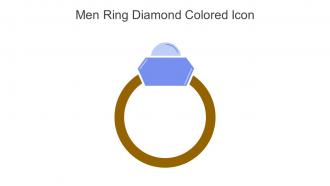 Men Ring Diamond Colored Icon In Powerpoint Pptx Png And Editable Eps Format