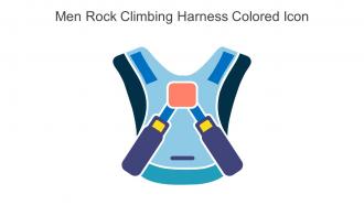 Men Rock Climbing Harness Colored Icon In Powerpoint Pptx Png And Editable Eps Format