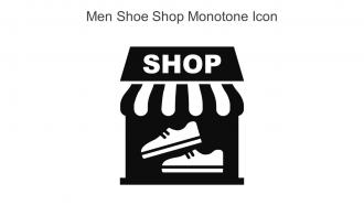 Men Shoe Shop Monotone Icon In Powerpoint Pptx Png And Editable Eps Format