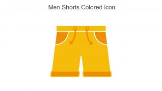 Men Shorts Colored Icon In Powerpoint Pptx Png And Editable Eps Format