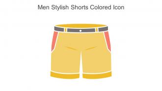 Men Stylish Shorts Colored Icon In Powerpoint Pptx Png And Editable Eps Format
