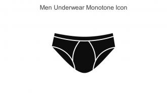 Men Underwear Monotone Icon In Powerpoint Pptx Png And Editable Eps Format