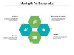 Meningitis vs encephalitis ppt powerpoint presentation infographics visual aids cpb