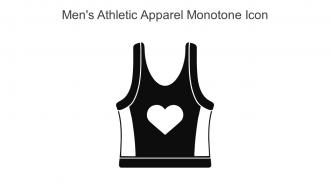 Mens Athletic Apparel Monotone Icon In Powerpoint Pptx Png And Editable Eps Format