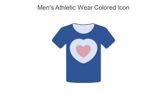 Mens Athletic Wear Colored Icon In Powerpoint Pptx Png And Editable Eps Format