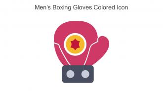 Mens Boxing Gloves Colored Icon In Powerpoint Pptx Png And Editable Eps Format