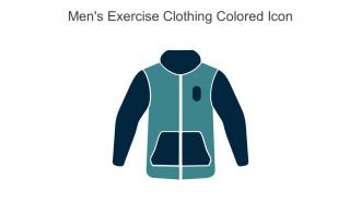 Mens Exercise Clothing Colored Icon In Powerpoint Pptx Png And Editable Eps Format