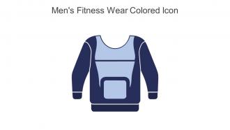 Mens Fitness Wear Colored Icon In Powerpoint Pptx Png And Editable Eps Format