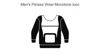 Mens Fitness Wear Monotone Icon In Powerpoint Pptx Png And Editable Eps Format