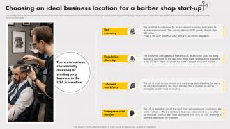 Mens Salon Business Plan Choosing An Ideal Business Location For A Barber Shop Start Up BP SS