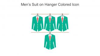 Mens Suit On Hanger Colored Icon In Powerpoint Pptx Png And Editable Eps Format
