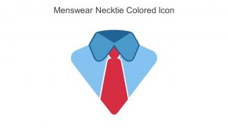 Menswear Necktie Colored Icon In Powerpoint Pptx Png And Editable Eps Format