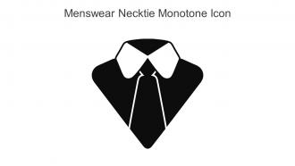 Menswear Necktie Monotone Icon In Powerpoint Pptx Png And Editable Eps Format