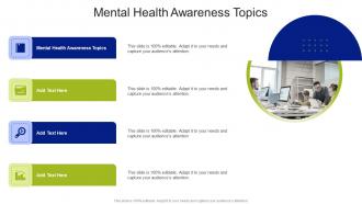 Mental Health Awareness Topics In Powerpoint And Google Slides Cpb