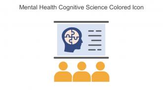 Mental Health Cognitive Science Colored Icon In Powerpoint Pptx Png And Editable Eps Format