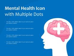 Mental health icon with multiple dots