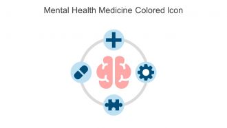 Mental Health Medicine Colored Icon In Powerpoint Pptx Png And Editable Eps Format