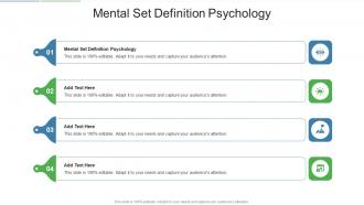 Mental Set Definition Psychology In Powerpoint And Google Slides Cpb