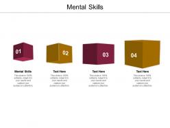Mental skills ppt powerpoint presentation slides design templates cpb