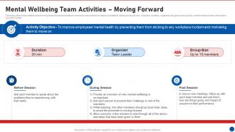 Mental Wellbeing Team Activities Moving Forward Workplace Wellness Playbook