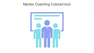 Mentor Coaching Colored Icon In Powerpoint Pptx Png And Editable Eps Format