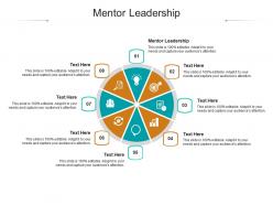 Mentor leadership ppt powerpoint presentation styles slide portrait cpb