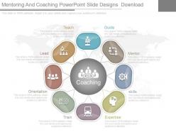 Mentoring and coaching powerpoint slide designs download