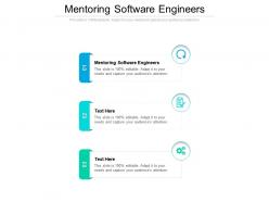 Mentoring software engineers ppt powerpoint presentation summary slide cpb