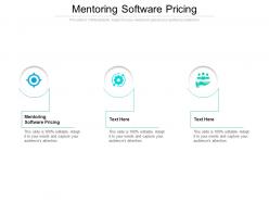 Mentoring software pricing ppt powerpoint presentation inspiration gridlines cpb