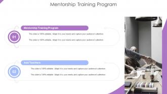 Mentorship Training Program In Powerpoint And Google Slides Cpb
