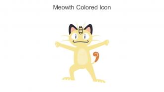 Meowth Colored Icon In Powerpoint Pptx Png And Editable Eps Format
