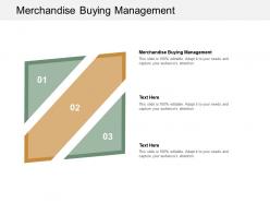 Merchandise buying management ppt powerpoint presentation slides example cpb