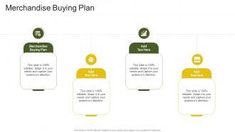 Merchandise Buying Plan In Powerpoint And Google Slides Cpb