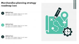 Merchandise Planning Strategy Roadmap Icon