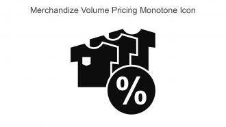 Merchandize Volume Pricing Monotone Icon In Powerpoint Pptx Png And Editable Eps Format