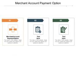 Merchant account payment option ppt powerpoint presentation file example introduction cpb