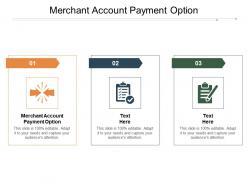 Merchant account payment option ppt powerpoint presentation icon sample cpb